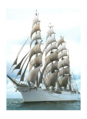 Segelschiff Sedov