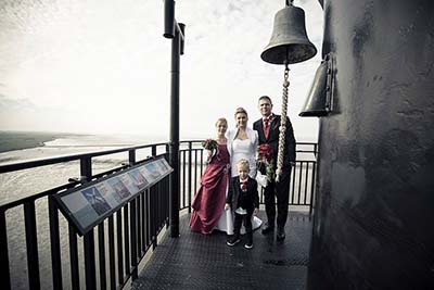 Hochzeit Oktober 2015 auf dem Leuchtturm